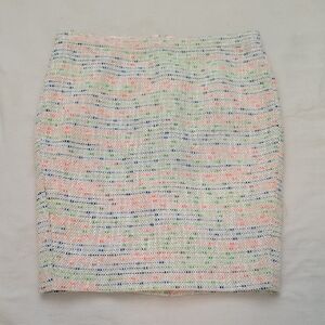 J. Crew Multicolor Tweed Skirt